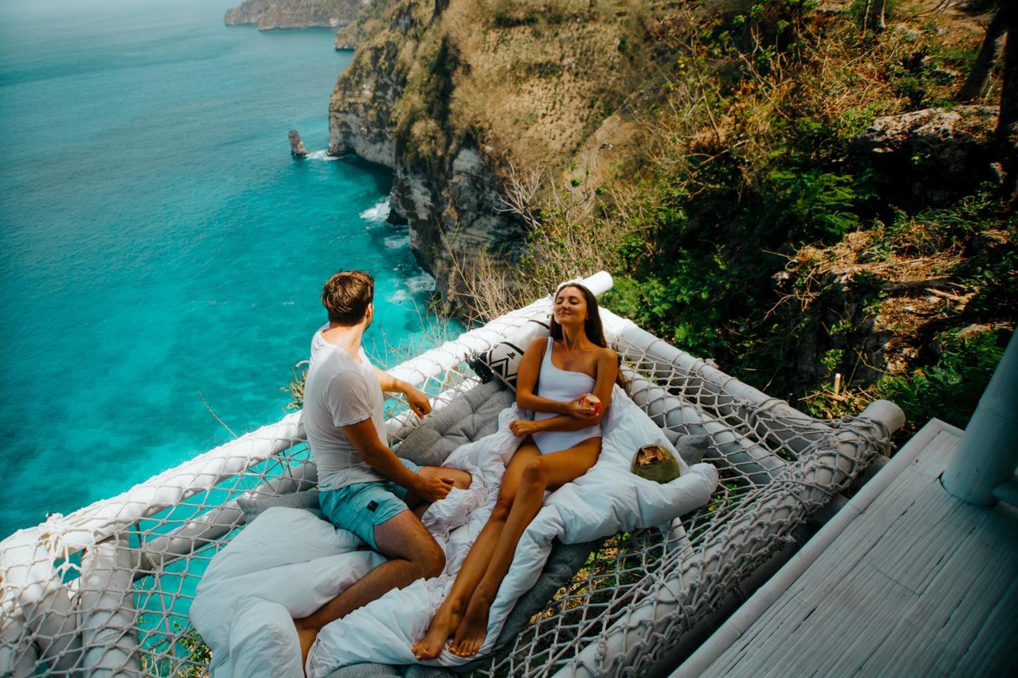 Tropical Glamping Nusa Penida Diamond Beach - Cliff Side Edge Polilit Zewnętrze zdjęcie